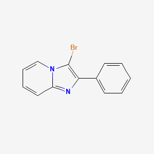 molecular formula C13H9BrN2 B1270516 3-Bromo-2-phenylimidazo[1,2-a]pyridine CAS No. 4044-95-5