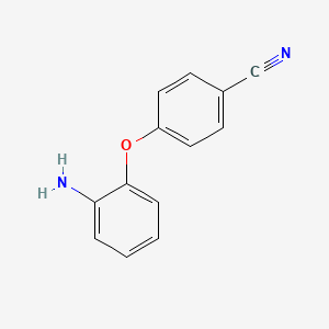 molecular formula C13H10N2O B1270518 4-(2-氨基苯氧基)苯甲腈 CAS No. 30202-92-7