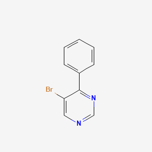 molecular formula C10H7BrN2 B1270521 5-Bromo-4-phenylpyrimidine CAS No. 3543-46-2