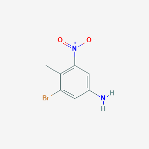 molecular formula C7H7BrN2O2 B1270525 3-溴-4-甲基-5-硝基苯胺 CAS No. 62827-39-8