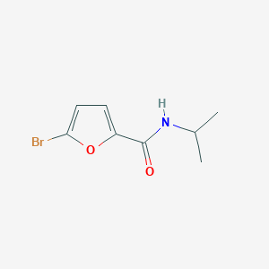 molecular formula C8H10BrNO2 B1270527 5-溴-N-异丙基-2-呋酰胺 CAS No. 300381-08-2