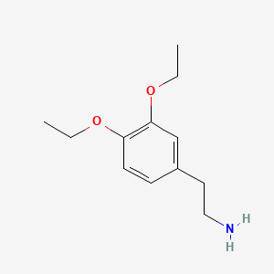 molecular formula C12H19NO2 B1270529 3,4-Diethoxyphenethylamine CAS No. 61381-04-2
