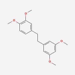 Benzene, 4-(2-(3,5-dimethoxyphenyl)ethyl)-1,2-dimethoxy-