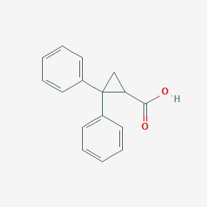 molecular formula C16H14O2 B127054 2,2-二苯基环丙烷羧酸 CAS No. 7150-12-1