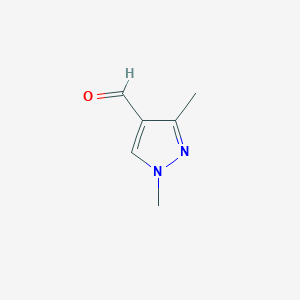 molecular formula C6H8N2O B1270541 1,3-二甲基-1H-吡唑-4-甲醛 CAS No. 25016-12-0