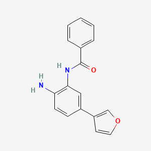 Benzamide, N-(2-amino-5-(3-furanyl)phenyl)-