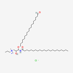 2-Hydroxy-3-((oxooctadecyl)oxy)propyldimethyl(3-((1-oxodocosyl)amino)propyl)ammonium chloride