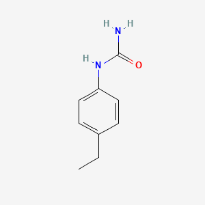molecular formula C9H12N2O B1270553 (4-乙基苯基)脲 CAS No. 34773-66-5