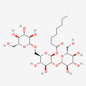 molecular formula C26H46O17 B12705574 Nonioside B CAS No. 255904-23-5