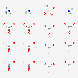 molecular formula H12N3O40PW12 B12705620 Triammonium 12-wolframophosphate CAS No. 12026-93-6