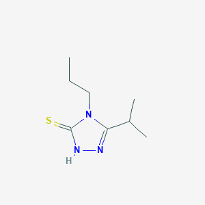 B1270564 5-isopropyl-4-propyl-4H-1,2,4-triazole-3-thiol CAS No. 603981-94-8