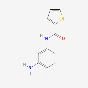 B1270565 N-(3-Amino-4-methylphenyl)-2-thiophenecarboxamide CAS No. 332906-72-6