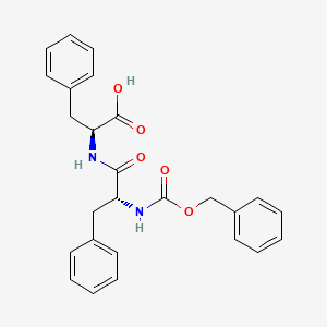 3-Phenyl-N-(3-phenyl-N-((phenylmethoxy)carbonyl)-D-alanyl)-L-alanine