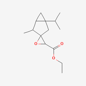 Ethyl 1-isopropyl-4-methylspiro(bicyclo(3.1.0)hexane-3,2'-oxirane)-3'-carboxylate