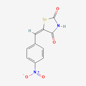 5-((4-Nitrophenyl)methylene)selenazolidine-2,4-dione