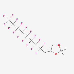 4-(2,2,3,3,4,4,5,5,6,6,7,7,8,8,9,9,9-Heptadecafluorononyl)-2,2-dimethyl-1,3-dioxolane