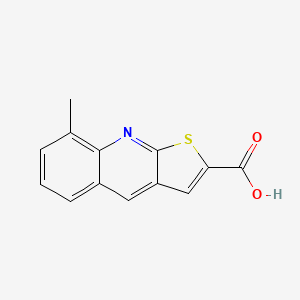 B1270583 8-Methylthieno[2,3-b]quinoline-2-carboxylic acid CAS No. 333312-05-3