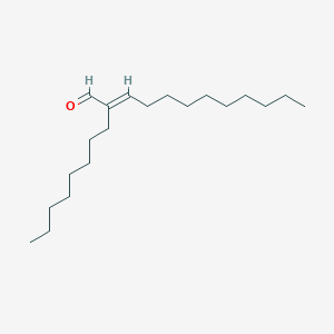 molecular formula C20H38O B12705891 2-Octyl-2-dodecenal, (2E)- CAS No. 64935-41-7