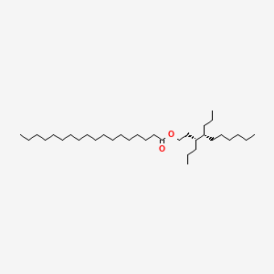 molecular formula C34H68O2 B12705956 [(3R,4R)-3,4-dipropyldecyl] octadecanoate 