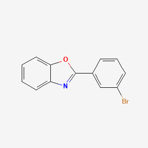 molecular formula C13H8BrNO B1270596 2-(3-溴苯基)-1,3-苯并噁唑 CAS No. 99586-31-9