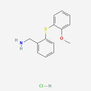 Benzenemethanamine, 2-((2-methoxyphenyl)thio)-, hydrochloride