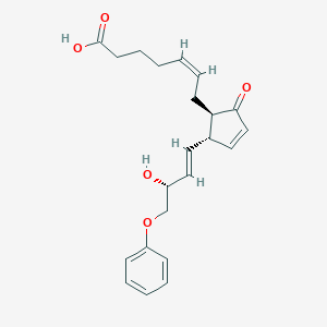 molecular formula C22H26O5 B127060 16-phenoxy tetranor Prostaglandin A2 CAS No. 51639-10-2