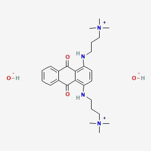 3,3'-((9,10-Dihydro-9,10-dioxo-1,4-anthrylene)diimino)bis(trimethylpropylammonium) dihydroxide