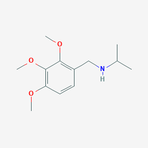 B1270603 N-(2,3,4-Trimethoxybenzyl)propan-2-amine CAS No. 418782-90-8