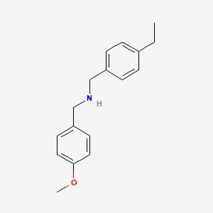 molecular formula C17H21NO B1270604 (4-乙基苄基)(4-甲氧基苄基)胺 CAS No. 423735-26-6