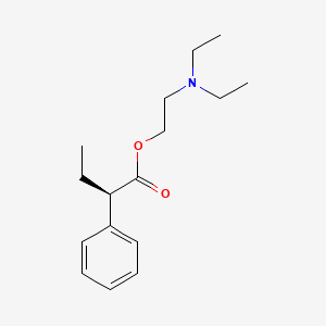 molecular formula C16H25NO2 B12706106 Butetamate, (R)- CAS No. 133961-97-4