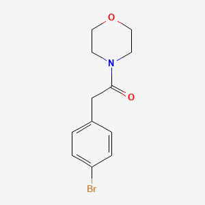 B1270612 2-(4-Bromophenyl)-1-morpholinoethanone CAS No. 349428-85-9