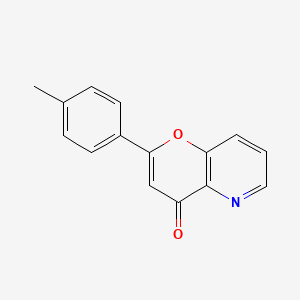 4H-Pyrano(3,2-b)pyridin-4-one, 2-(4-methylphenyl)-