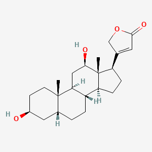 molecular formula C23H34O4 B12706198 14-Deoxydigoxigenin CAS No. 119181-60-1