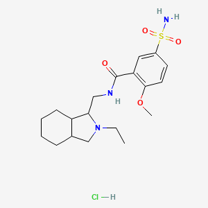 5-(Aminosulphonyl)-N-((2-ethyloctahydro-1H-isoindol-1-yl)methyl)-2-methoxybenzamide monohydrochloride