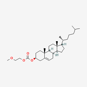 molecular formula C31H52O4 B12706217 Cholest-5-en-3-ol (3beta)-, 2-methoxyethyl carbonate CAS No. 40228-74-8