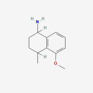 1,2,3,4-Tetrahydro-5-methoxy-4-methyl-1-naphthalenamine