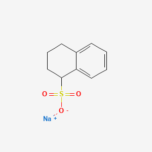 molecular formula C10H11NaO3S B12706270 Sodium tetrahydronaphthalenesulphonate CAS No. 42553-02-6