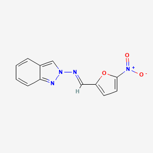 2H-Indazol-2-amine, N-((5-nitro-2-furanyl)methylene)-