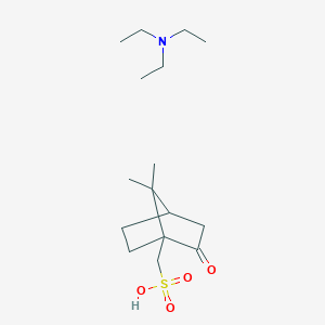 N,N-diethylethanamine;(7,7-dimethyl-2-oxo-1-bicyclo[2.2.1]heptanyl)methanesulfonic acid