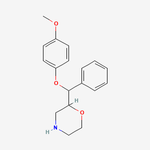 2-((4-Methoxyphenoxy)phenylmethyl)morpholine