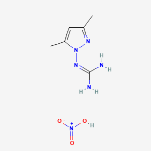 Guanidine, (3,5-dimethyl-1H-pyrazol-1-yl)-, mononitrate