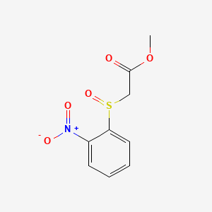 Acetic acid, ((2-nitrophenyl)sulfinyl)-, methyl ester