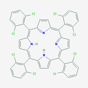 molecular formula C44H22Cl8N4 B127066 5,10,15,20-Tetrakis(2,6-dichlorophenyl)porphine CAS No. 37083-37-7