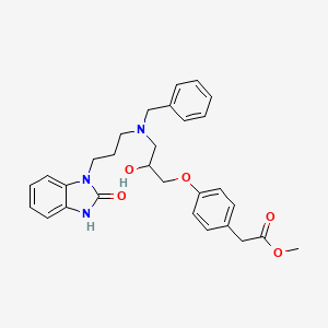 Methyl 4-(3-((3-(2,3-dihydro-2-oxo-1H-benzimidazol-1-yl)propyl)benzylamino)-2-hydroxypropoxy)phenylacetate