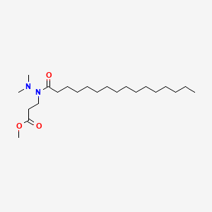 Hexadecanoic acid, 1-(3-methoxy-3-oxopropyl)-2,2-dimethylhydrazide