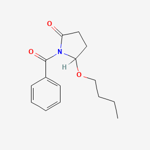 (+-)-1-Benzoyl-5-butoxy-2-pyrrolidinone