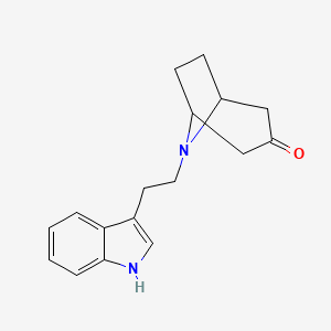 8-[2-(1H-indol-3-yl)ethyl]-8-azabicyclo[3.2.1]octan-3-one