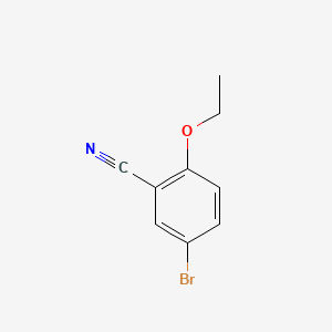 molecular formula C9H8BrNO B1270677 5-溴-2-乙氧基苯甲腈 CAS No. 279263-03-5