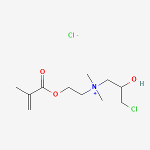 (3-Chloro-2-hydroxypropyl)dimethyl(2-((2-methyl-1-oxoallyl)oxy)ethyl)ammonium chloride