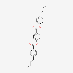 Benzoic acid, 4-butyl-, 4-[(4-butylphenoxy)carbonyl]phenyl ester